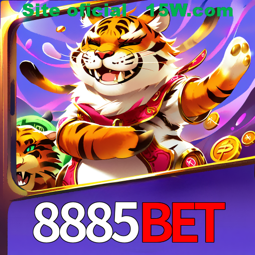 Imagem promocional da 8885Bet mostrando a plataforma e suas vantagens